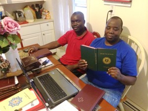 Dennis and Kennedy use the Book of Concord as translated into Swahili in their training